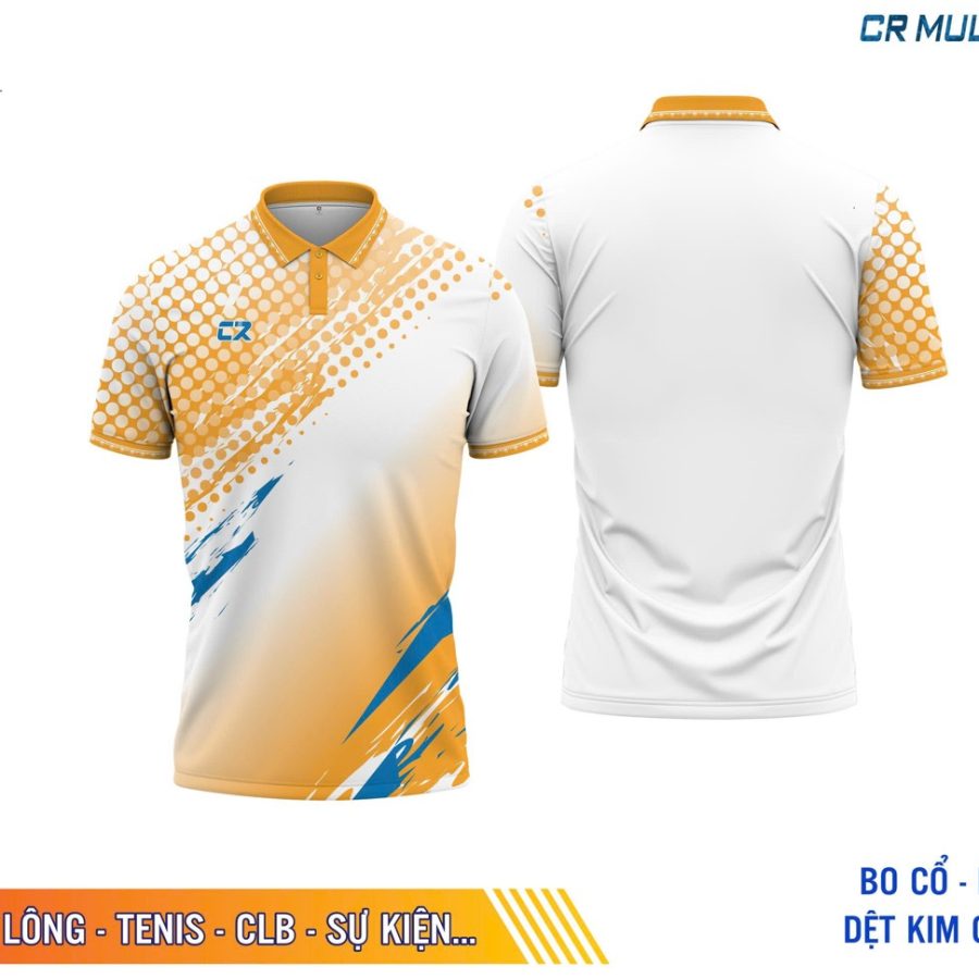 Áo Polo CR Multi 1 Vàng xanh dương