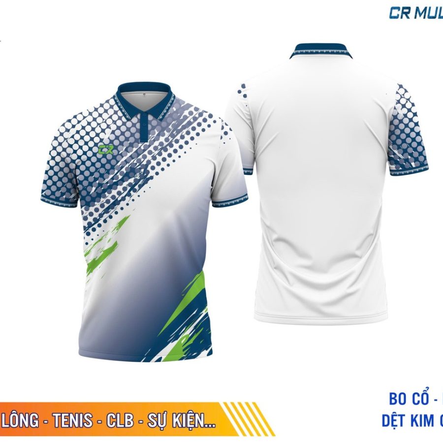 Áo Polo CR Multi 1 Xám xanh lá