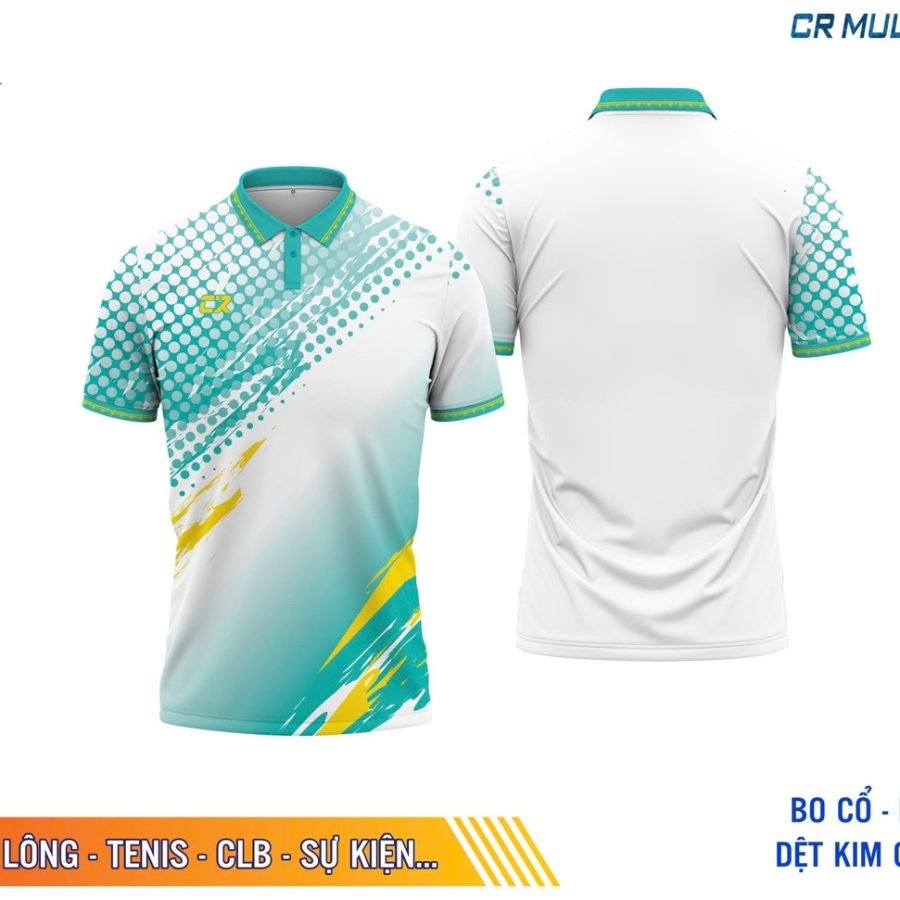 Áo Polo CR Multi 1 Xanh lá vàng