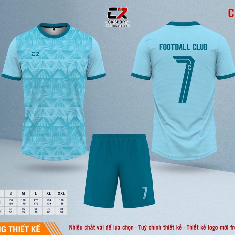 Áo quần bóng đá CR Sport yêu cầu CR5 mẫu 10