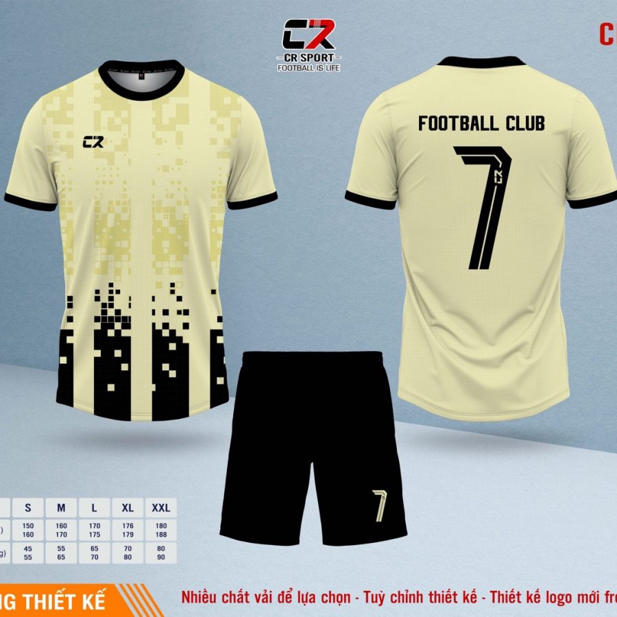 Áo quần bóng đá CR Sport yêu cầu CR5 mẫu 11
