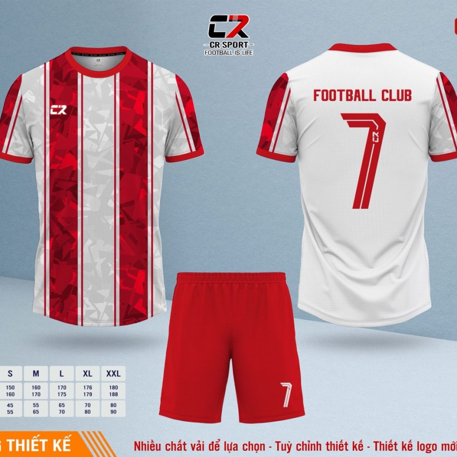 Áo quần bóng đá CR Sport yêu cầu CR5 mẫu 23