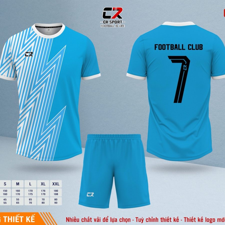 Áo quần bóng đá CR Sport yêu cầu CR5 mẫu 24