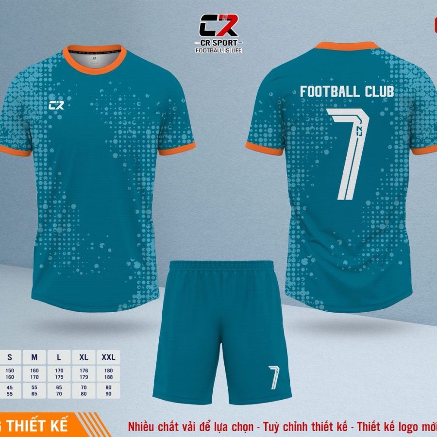 Áo quần bóng đá CR Sport yêu cầu CR5 mẫu 25