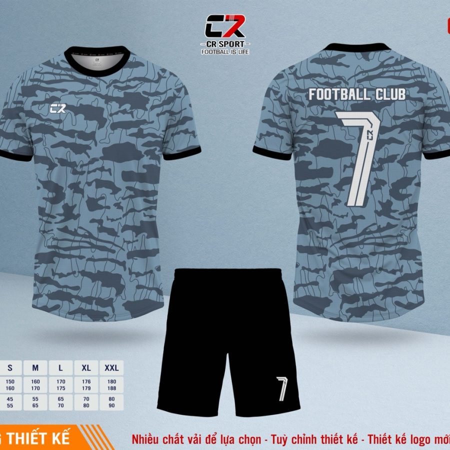 Áo quần bóng đá CR Sport yêu cầu CR5 mẫu 31
