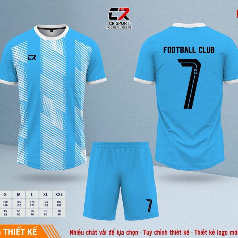 Áo quần bóng đá CR Sport yêu cầu CR5 mẫu 32
