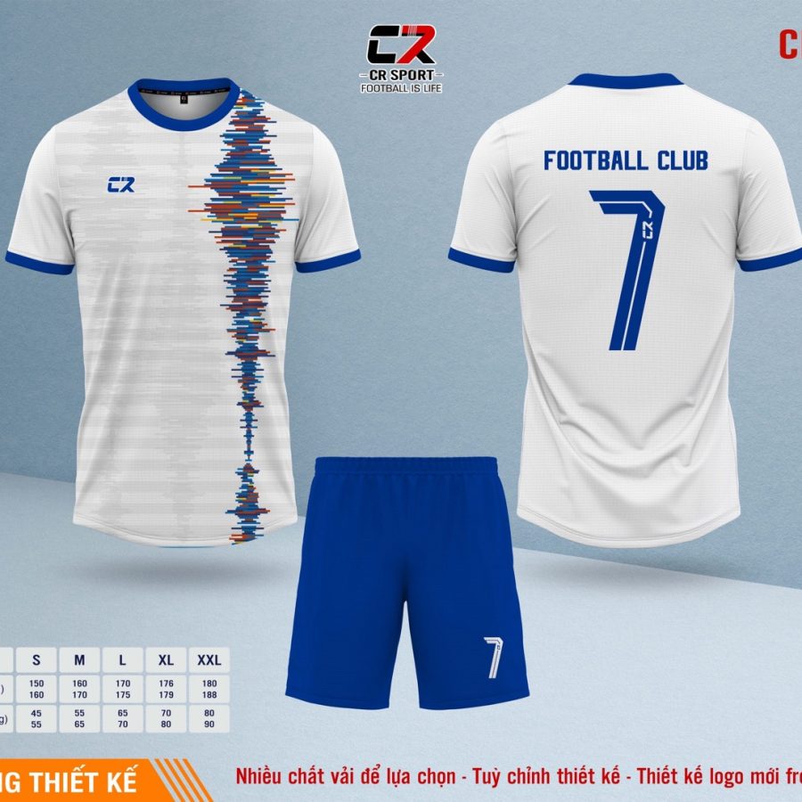 Áo quần bóng đá CR Sport yêu cầu CR5 mẫu 5