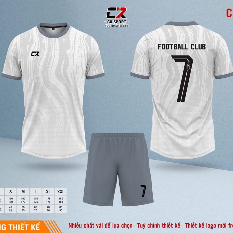 Áo quần bóng đá CR Sport yêu cầu CR5 mẫu 7