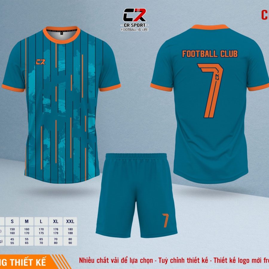 Áo quần bóng đá CR Sport yêu cầu CR5 mẫu 8