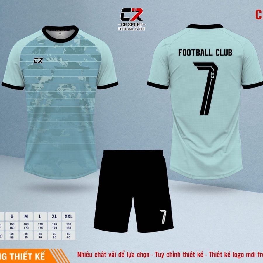 Áo quần bóng đá CR Sport yêu cầu CR5 mẫu 9