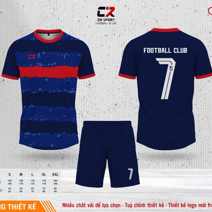 Áo quần bóng đá CR Sport yêu cầu CR6 mẫu 11