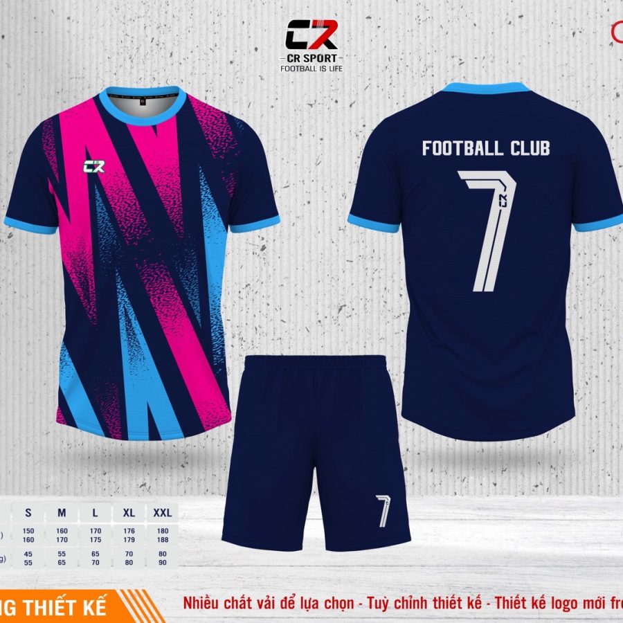 Áo quần bóng đá CR Sport yêu cầu CR6 mẫu 22