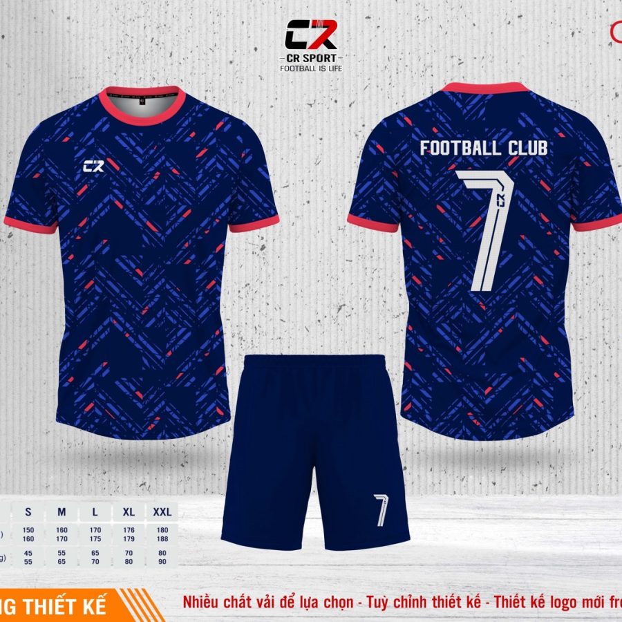 Áo quần bóng đá CR Sport yêu cầu CR6 mẫu 29