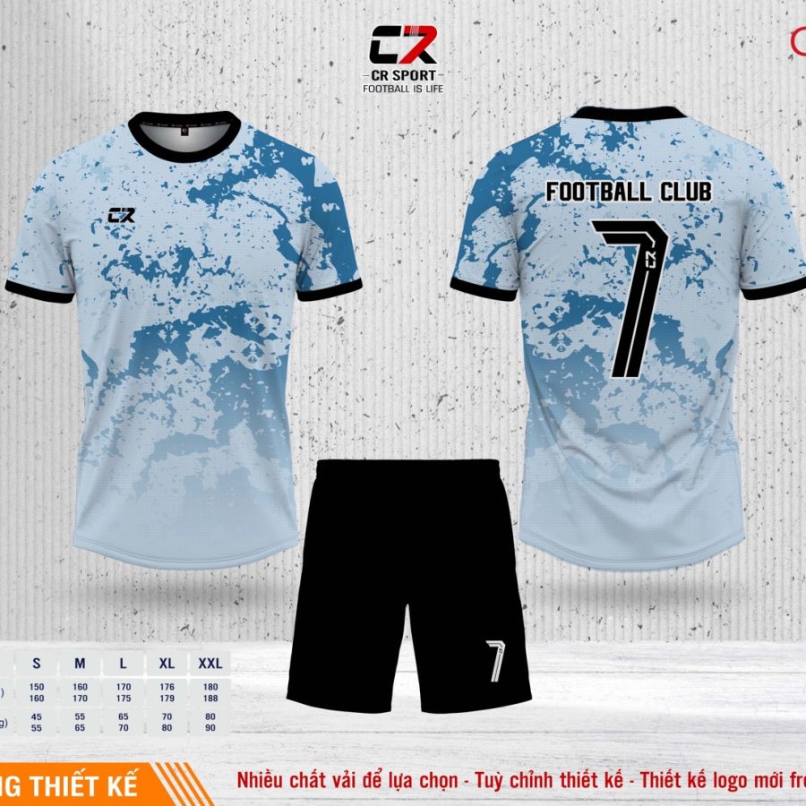 Áo quần bóng đá CR Sport yêu cầu CR6 mẫu 35
