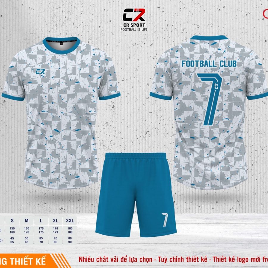 Áo quần bóng đá CR Sport yêu cầu CR6 mẫu 37