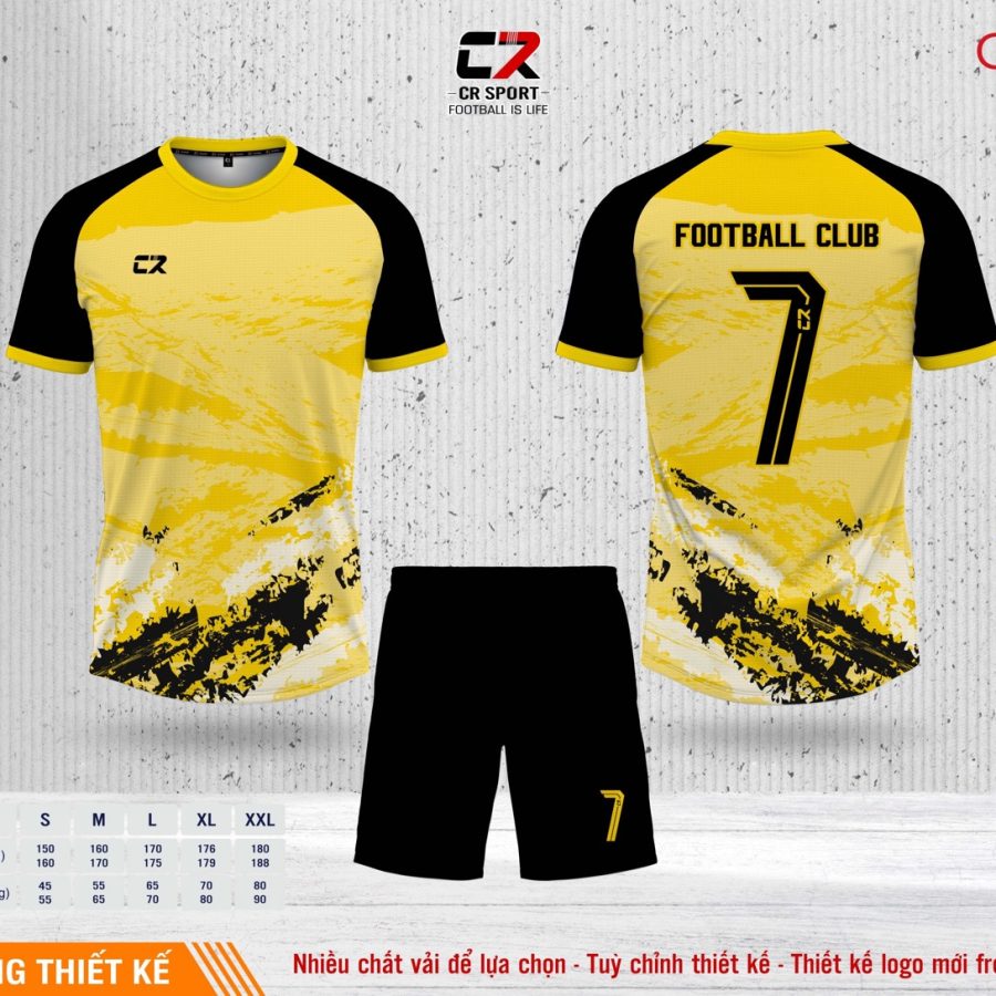 Áo quần bóng đá CR Sport yêu cầu CR6 mẫu 4