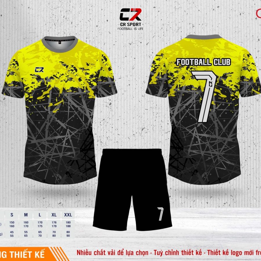 Áo quần bóng đá CR Sport yêu cầu CR6 mẫu 5