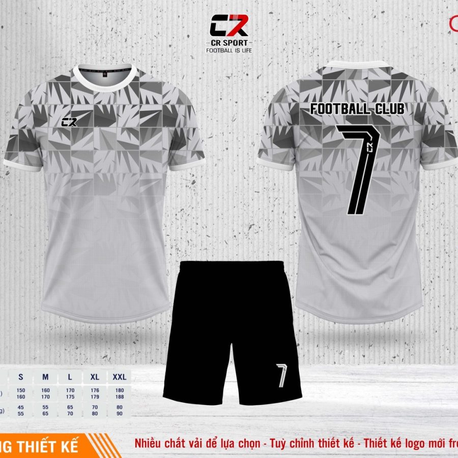 Áo quần bóng đá CR Sport yêu cầu CR6 mẫu 9