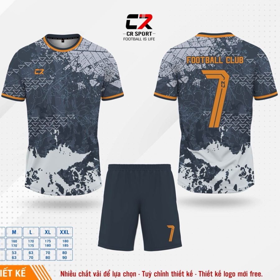 Áo quần bóng đá CR Sport yêu cầu CR7 mẫu 11