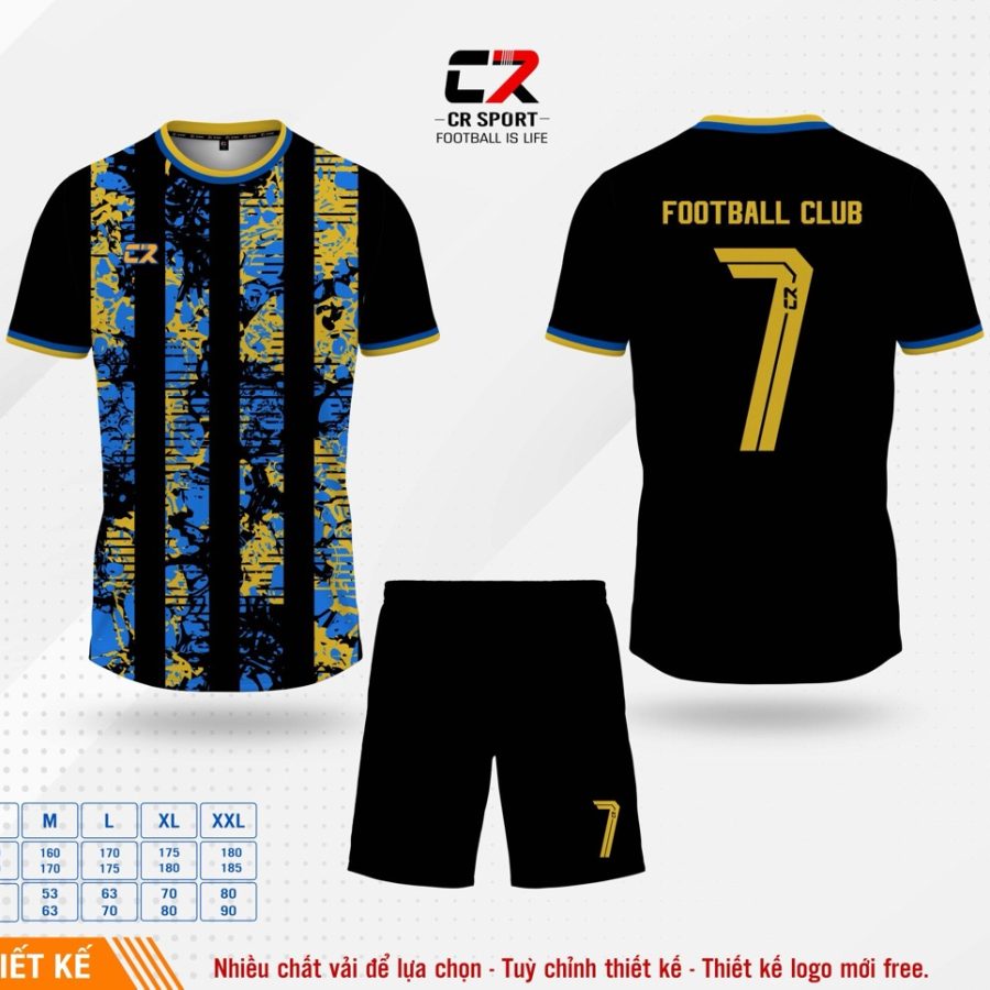 Áo quần bóng đá CR Sport yêu cầu CR7 mẫu 12