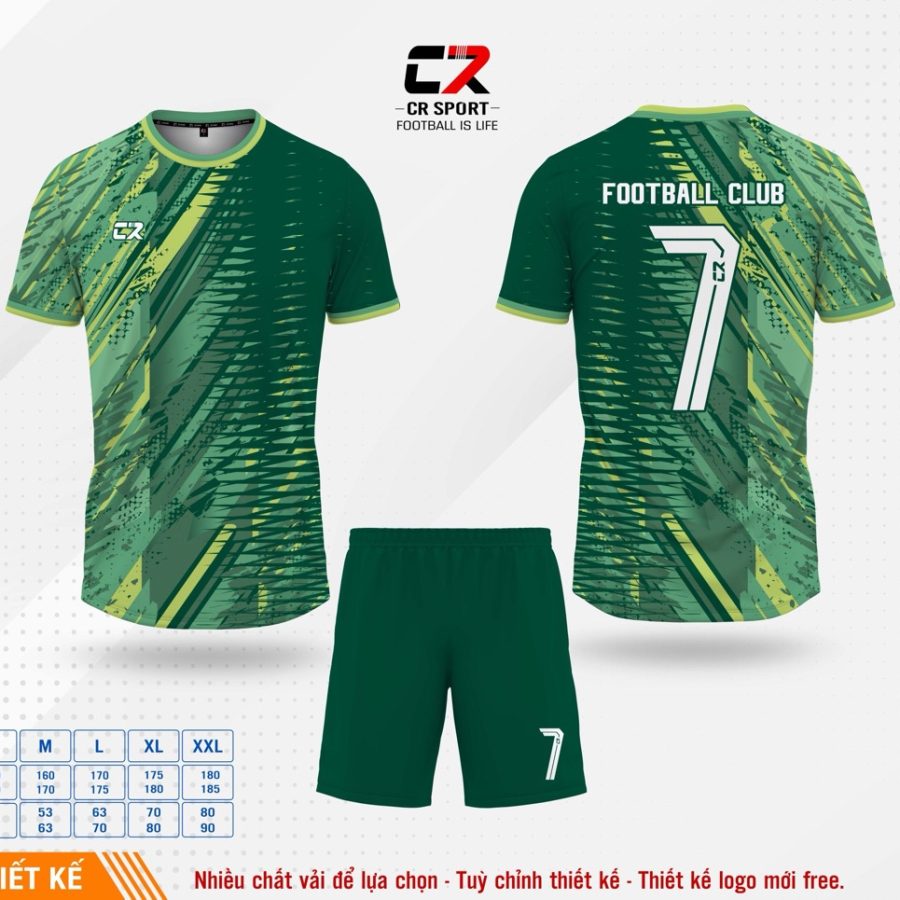 Áo quần bóng đá CR Sport yêu cầu CR7 mẫu 16