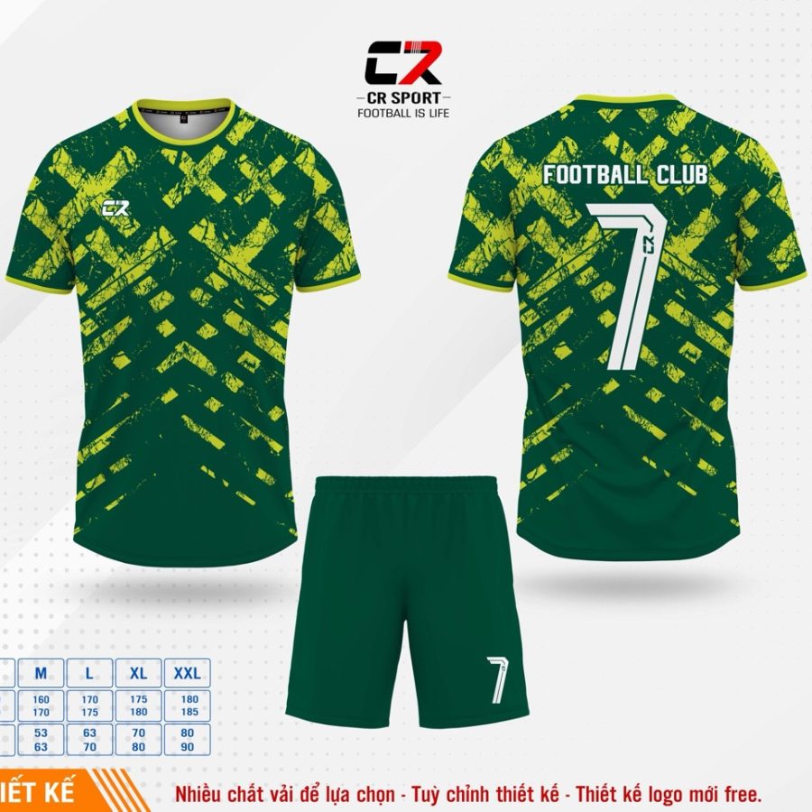 Áo quần bóng đá CR Sport yêu cầu CR7 mẫu 20