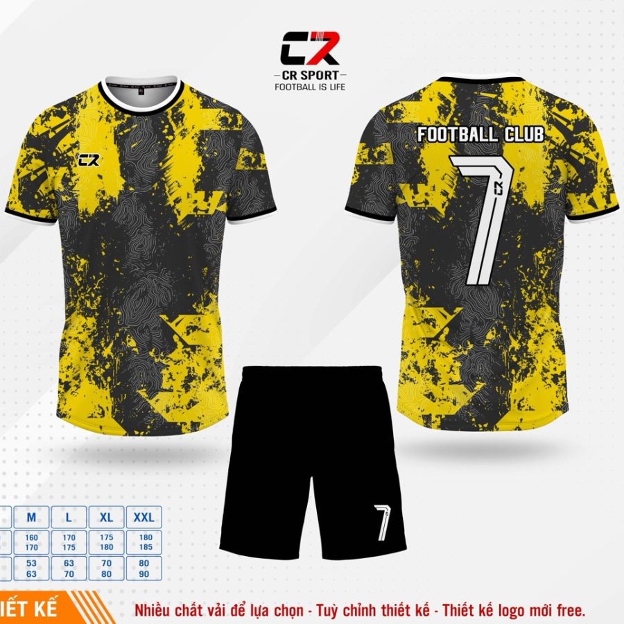 Áo quần bóng đá CR Sport yêu cầu CR7 mẫu 21