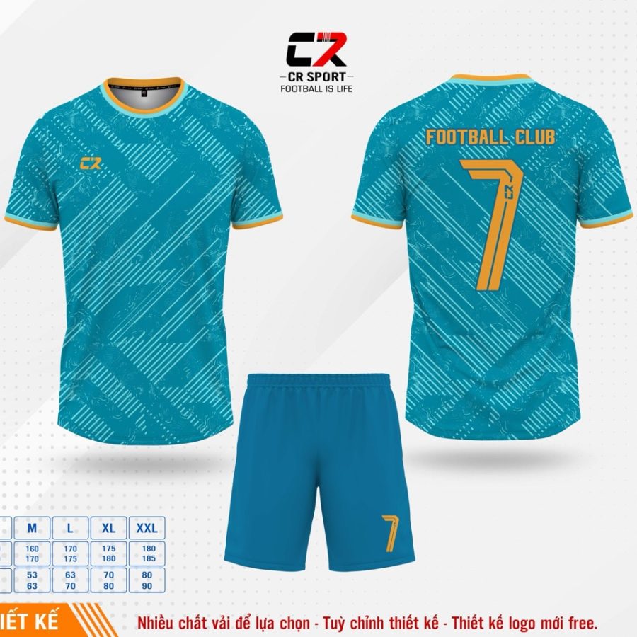 Áo quần bóng đá CR Sport yêu cầu CR7 mẫu 22