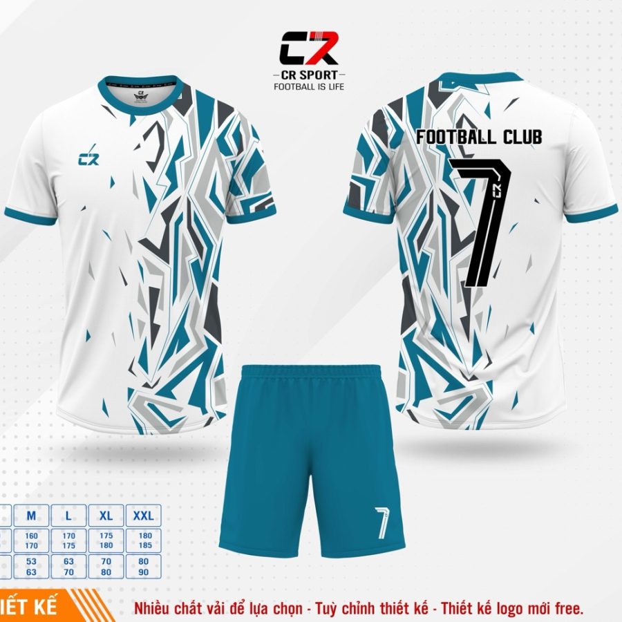 Áo quần bóng đá CR Sport yêu cầu CR7 mẫu 27