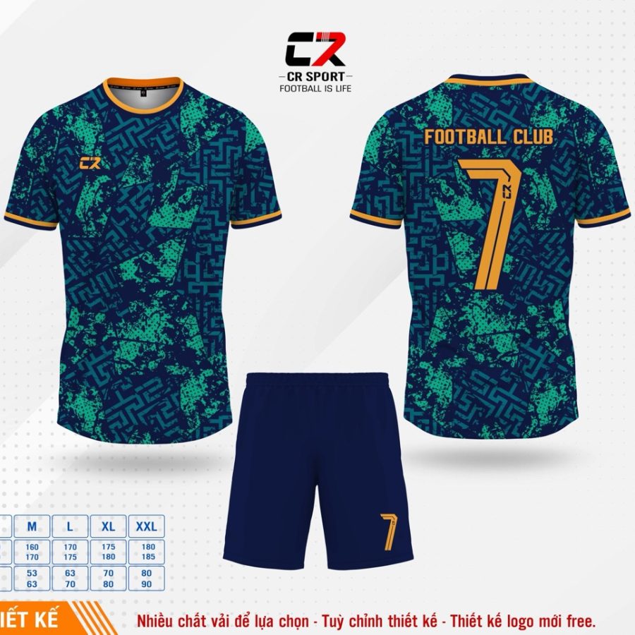 Áo quần bóng đá CR Sport yêu cầu CR7 mẫu 29