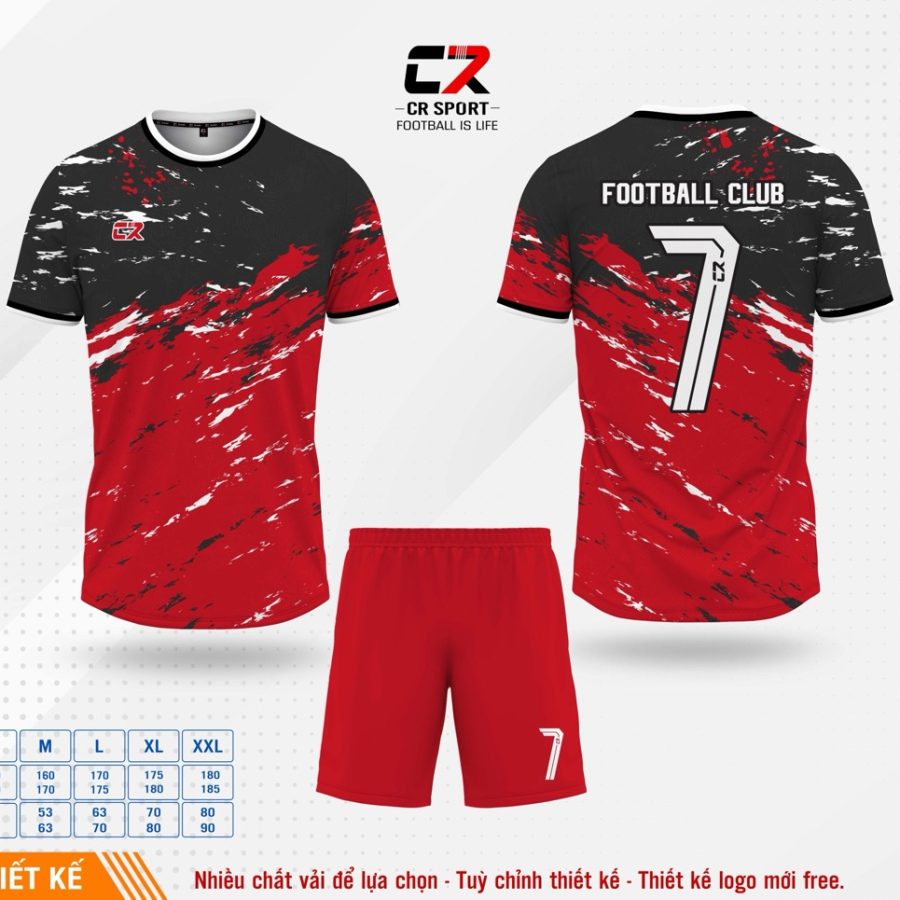 Áo quần bóng đá CR Sport yêu cầu CR7 mẫu 30