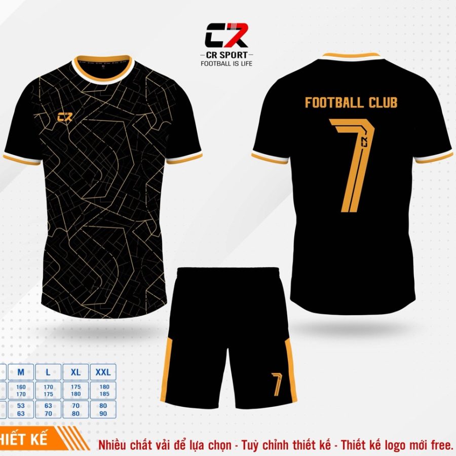 Áo quần bóng đá CR Sport yêu cầu CR7 mẫu 31