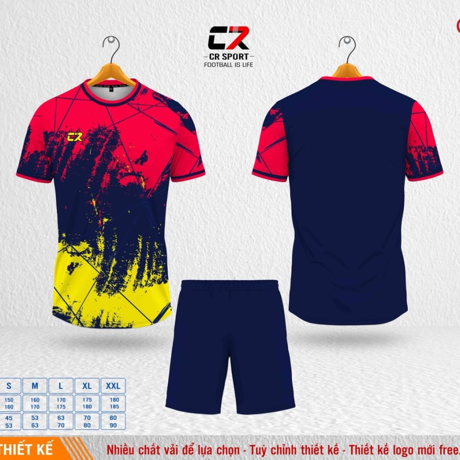Áo quần bóng đá CR Sport yêu cầu CR8 mẫu 15