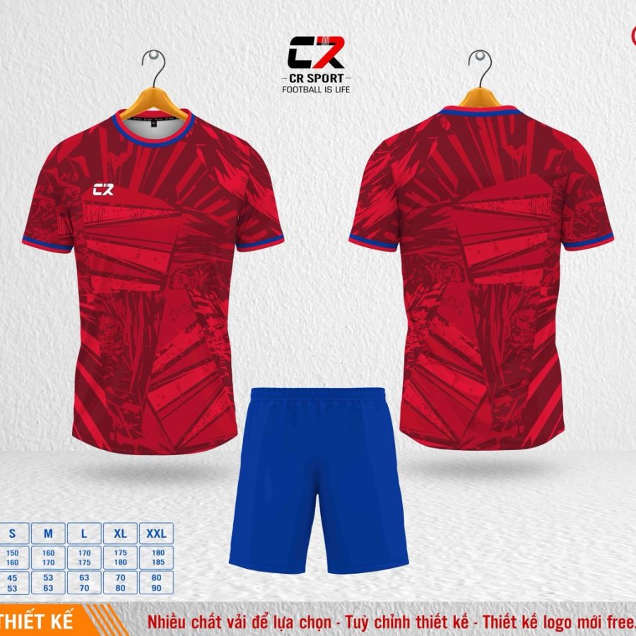 Áo quần bóng đá CR Sport yêu cầu CR8 mẫu 25