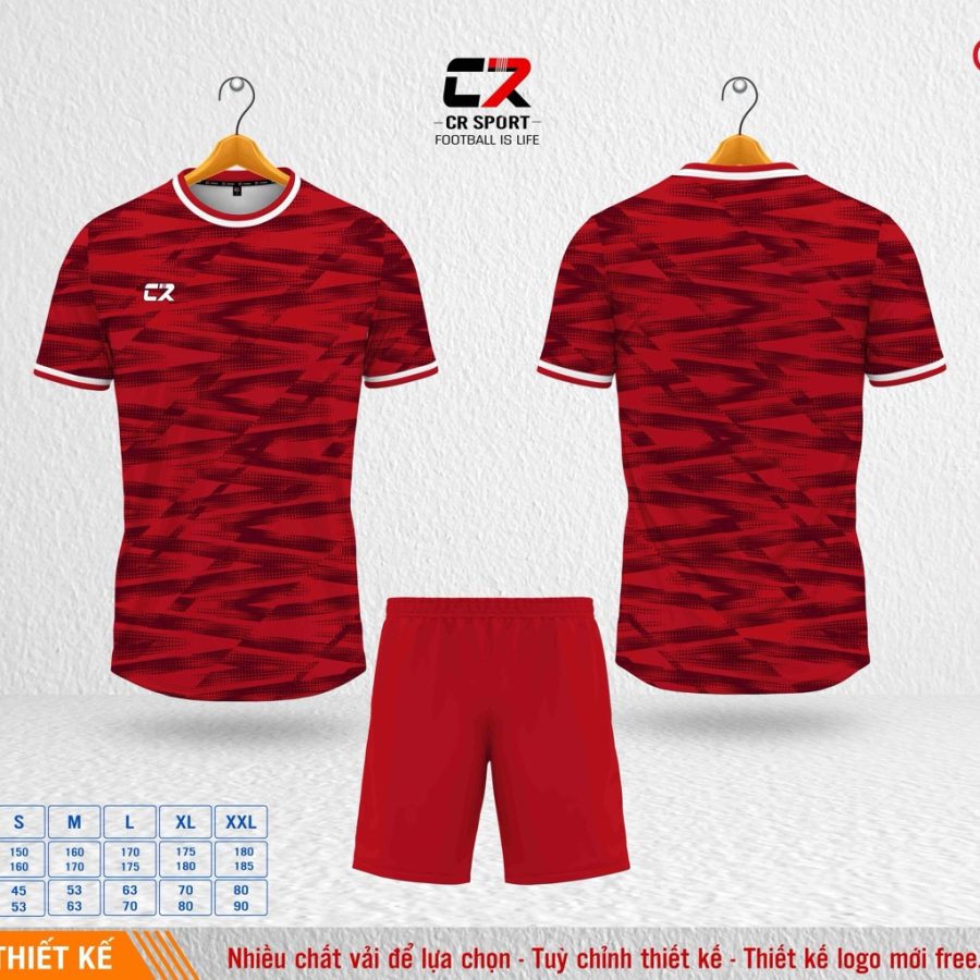 Áo quần bóng đá CR Sport yêu cầu CR8 mẫu 28