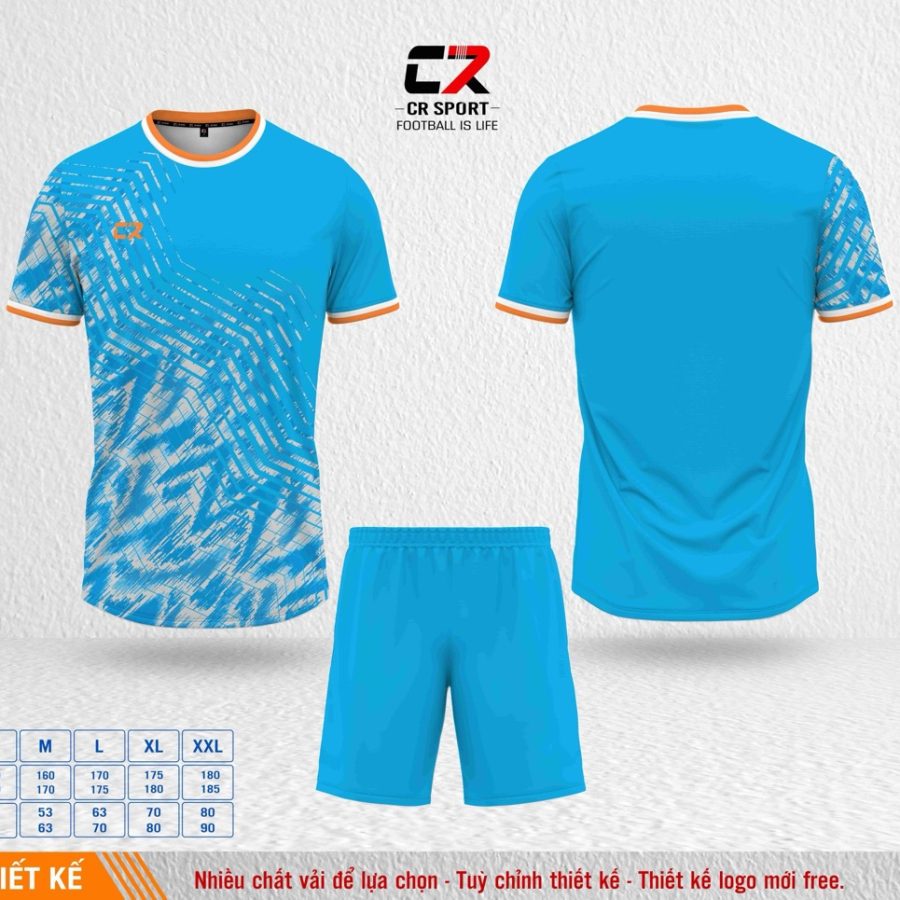 Áo quần bóng đá CR Sport yêu cầu CR8 mẫu 36