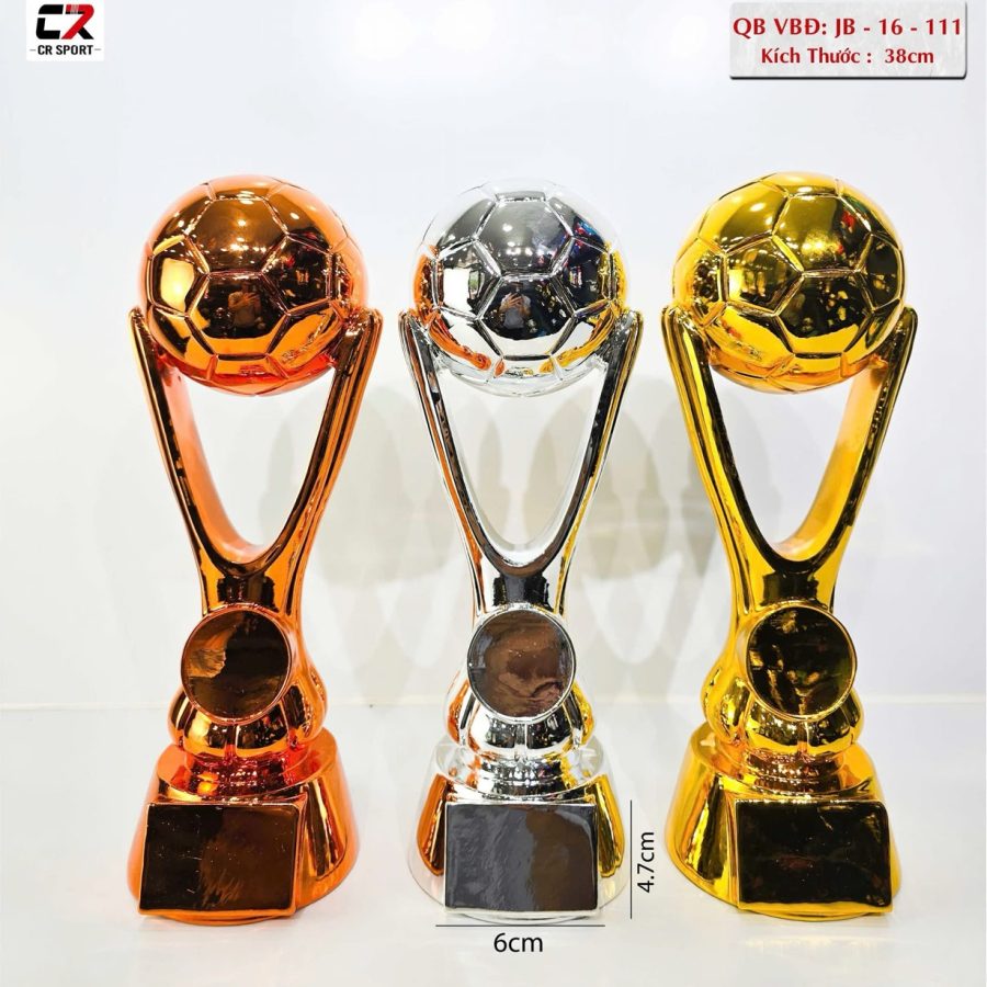 Cúp QB VBĐ JB 16 111 vàng bạc đồng