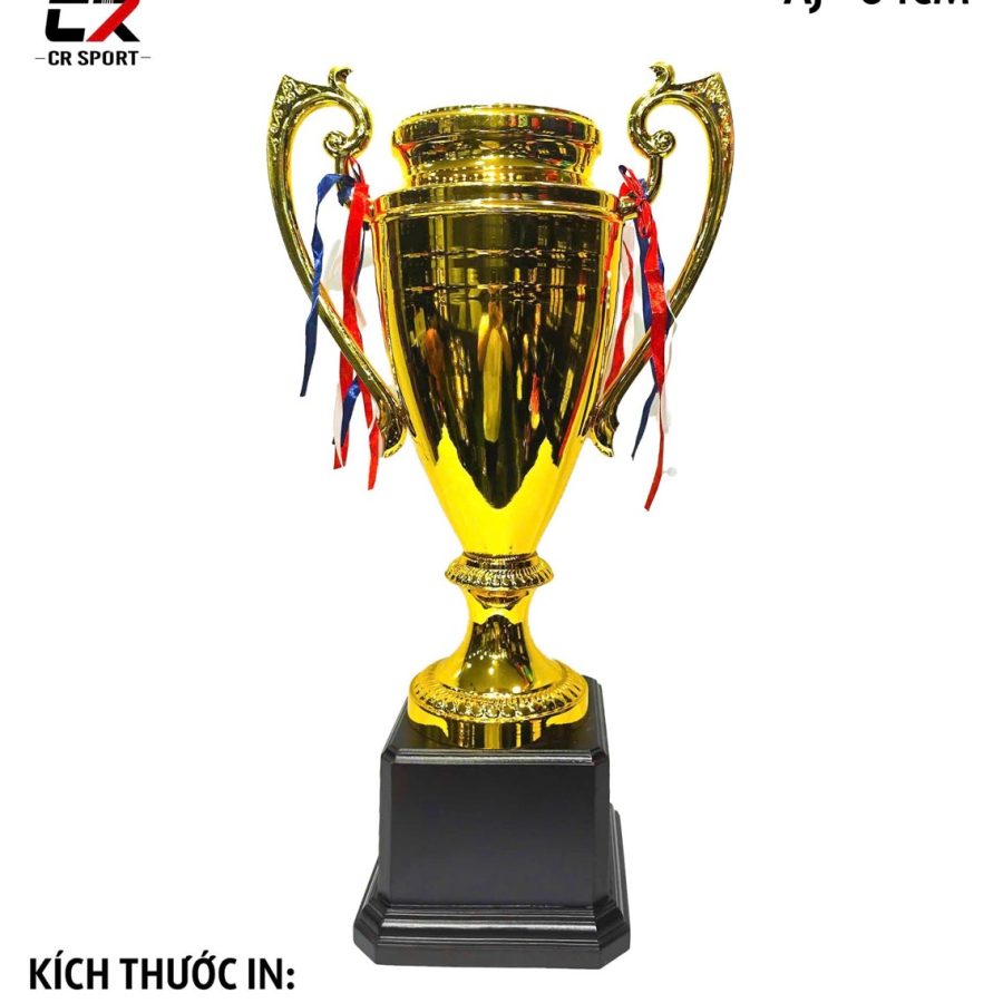 Cup bóng đá CR vàng AJ 64