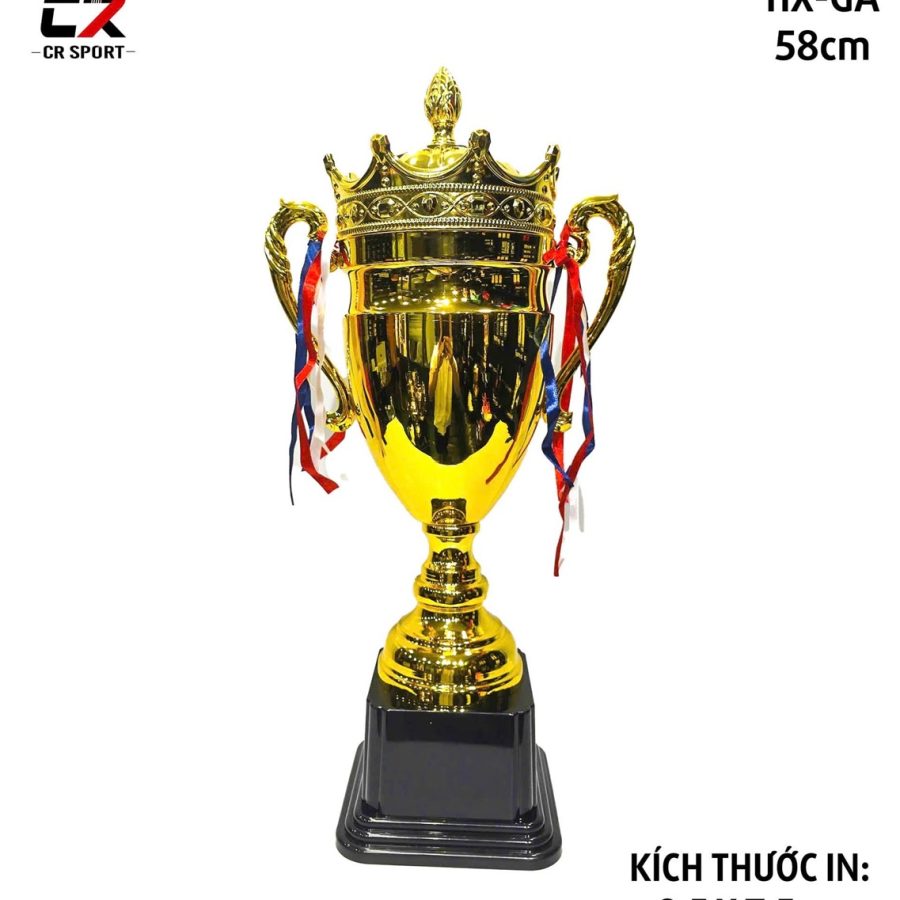 Cup bóng đá CR vàng HXGA 58