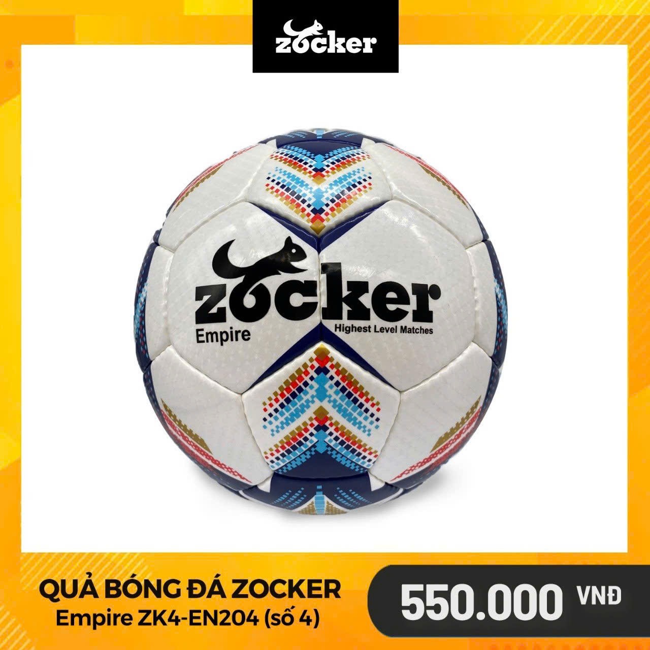 Quả bóng Zocker số 4 Empire ZK4-EN204