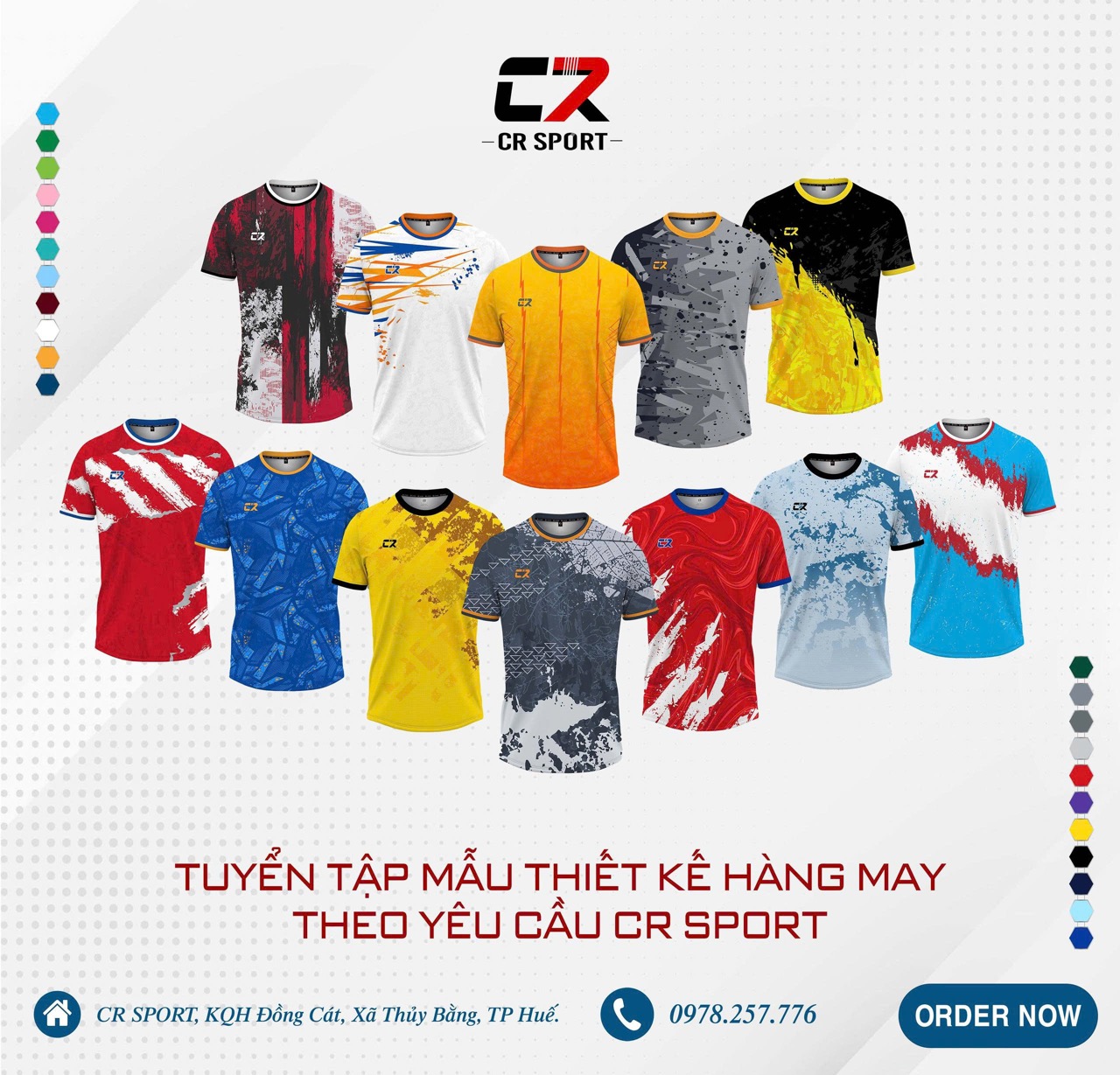 Quần áo bóng đá CR Sport