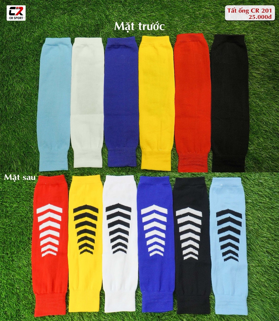 Tất công CR 201 combo 6 màu Tất công CR 201 combo 6 màu