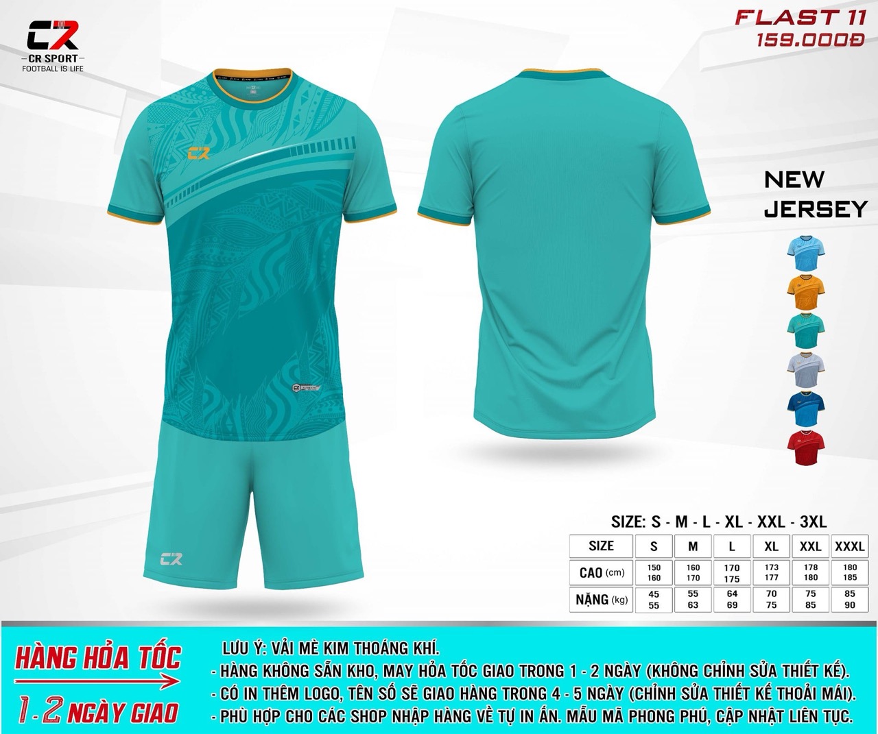 áo quần bóng đá CR Flast 11 xanh lá áo quần bóng đá CR Flast 11 xanh lá