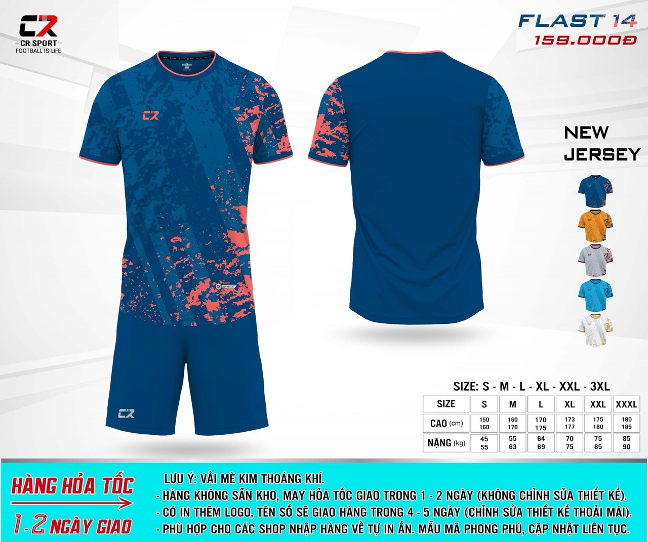 áo quần bóng đá CR Flast 14 xanh dương hồng áo quần bóng đá CR Flast 14 xanh dương hồng