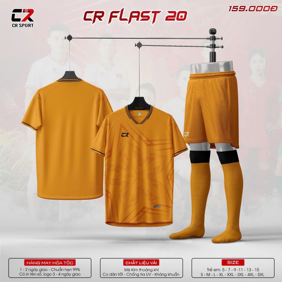 áo quần bóng đá CR Flast 20 cam
