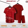 áo quần bóng đá CR Flast 24 đỏ