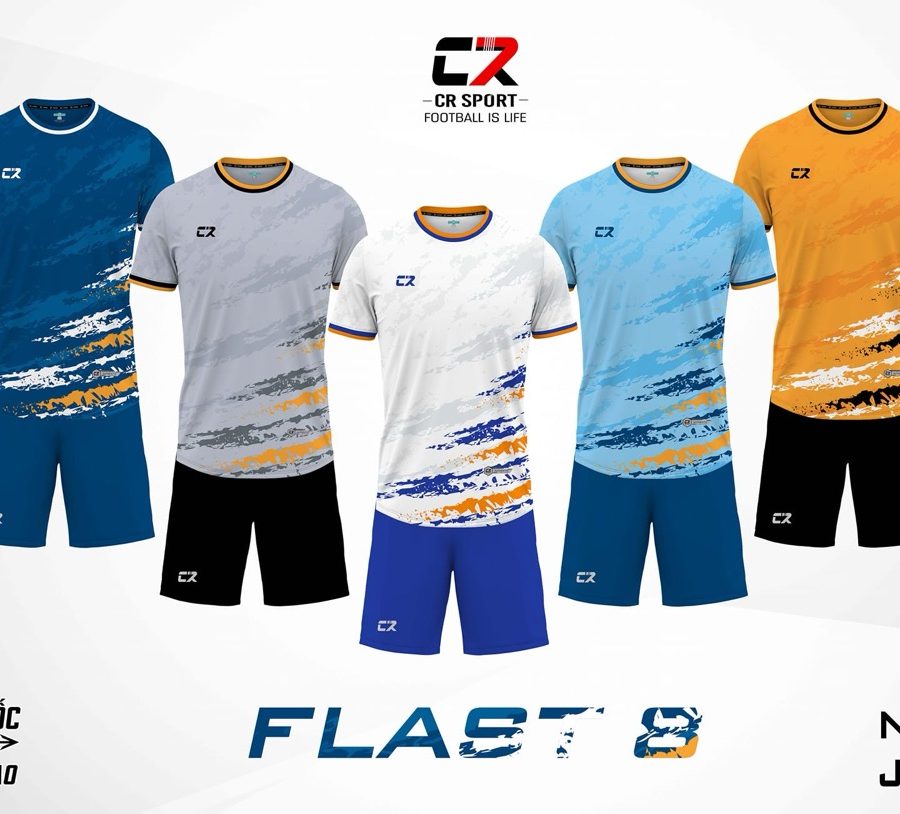 áo quần bóng đá CR Flast 8 combo 5 màu