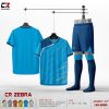 áo quần bóng đá nam nữ CR Zebra xanh dương