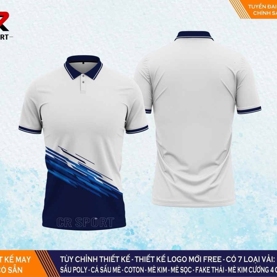 thời trang thể thao Polo CR 3 yêu cầu xanh dương đậm