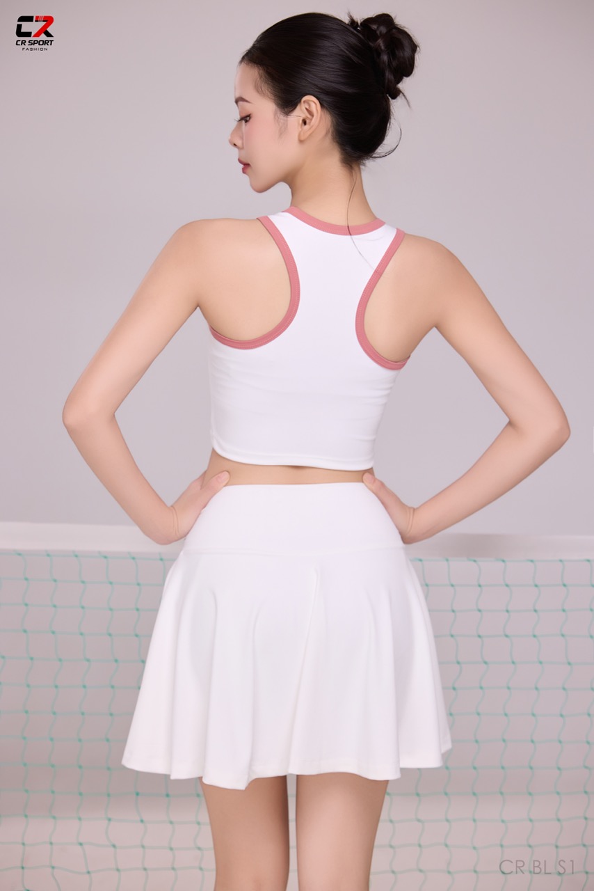 BST ÁO BA LỖ NỮ S1 trắng sau